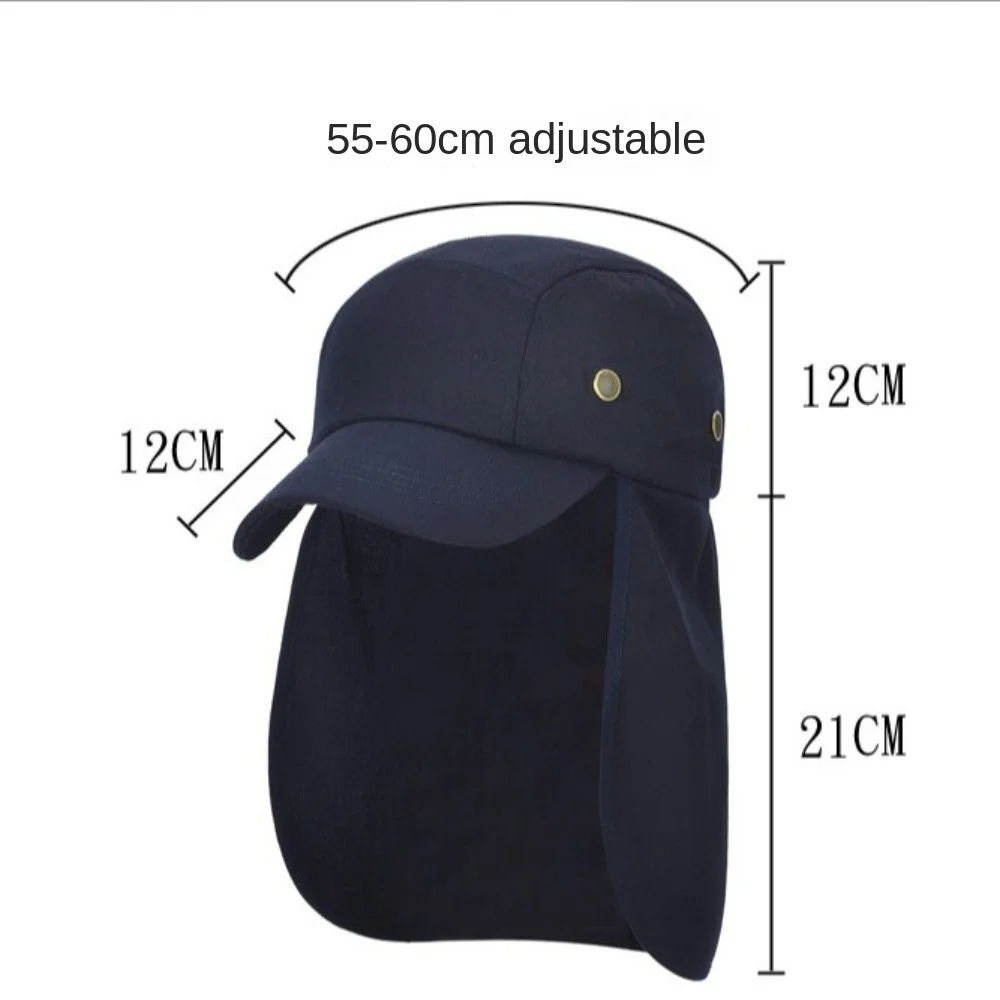 Gorra retro con protección de cuello