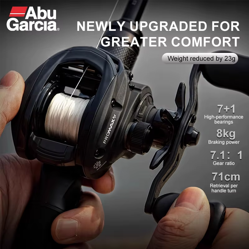 Abu Garcia PMAX SX carrete de cebo 7.1 freno magnético lubina y lucio - imagen 3