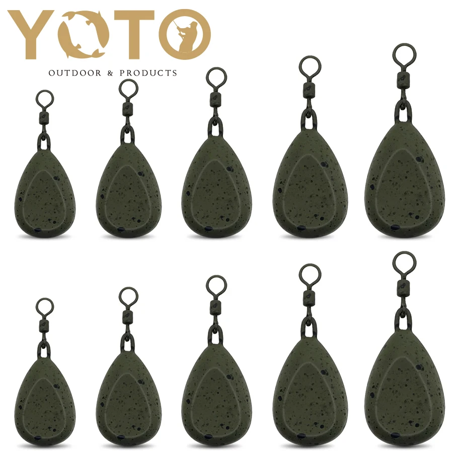 Juego de plomos para pesca de carpa YOTO de cambio rápido