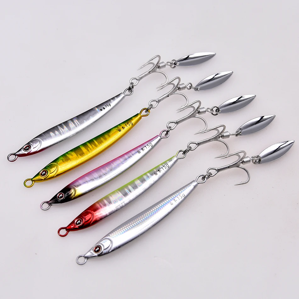 Acabado con reflejos para atraer a peces en diferentes condiciones