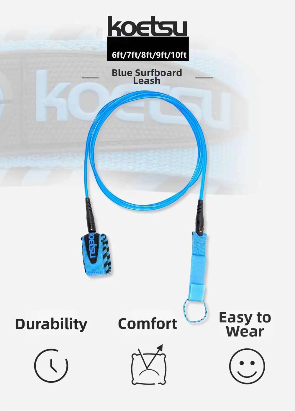 Cuerda recta para paddle surf