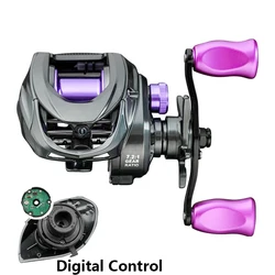 Carrete Baitcasting SV-DC con freno electrónico DC y anti-backlash