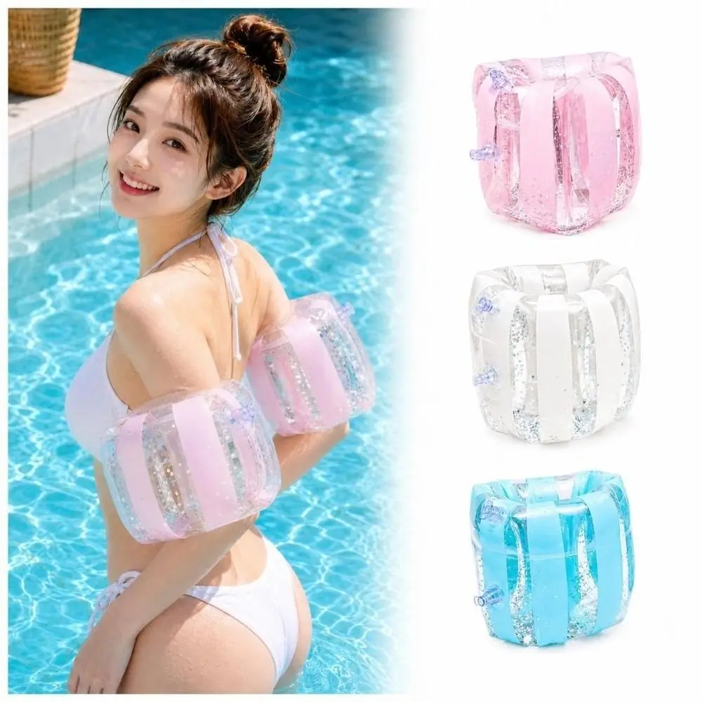 Flotadores de brazo PVC inflables doble cámara para piscina y natación - imagen 5