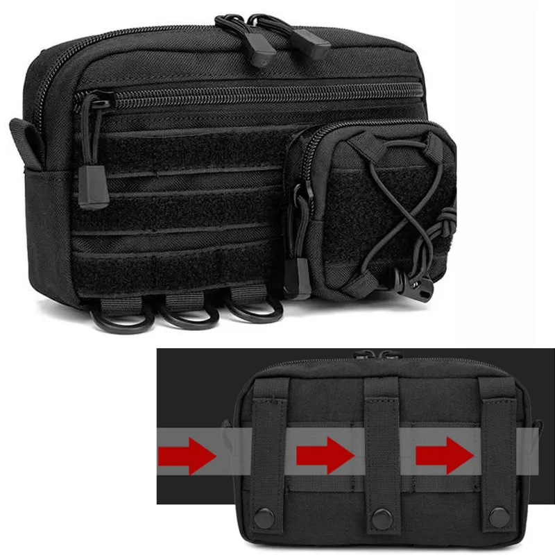 Vissen Riñonera táctica para pesca y accesorios con cremallera - imagen 5