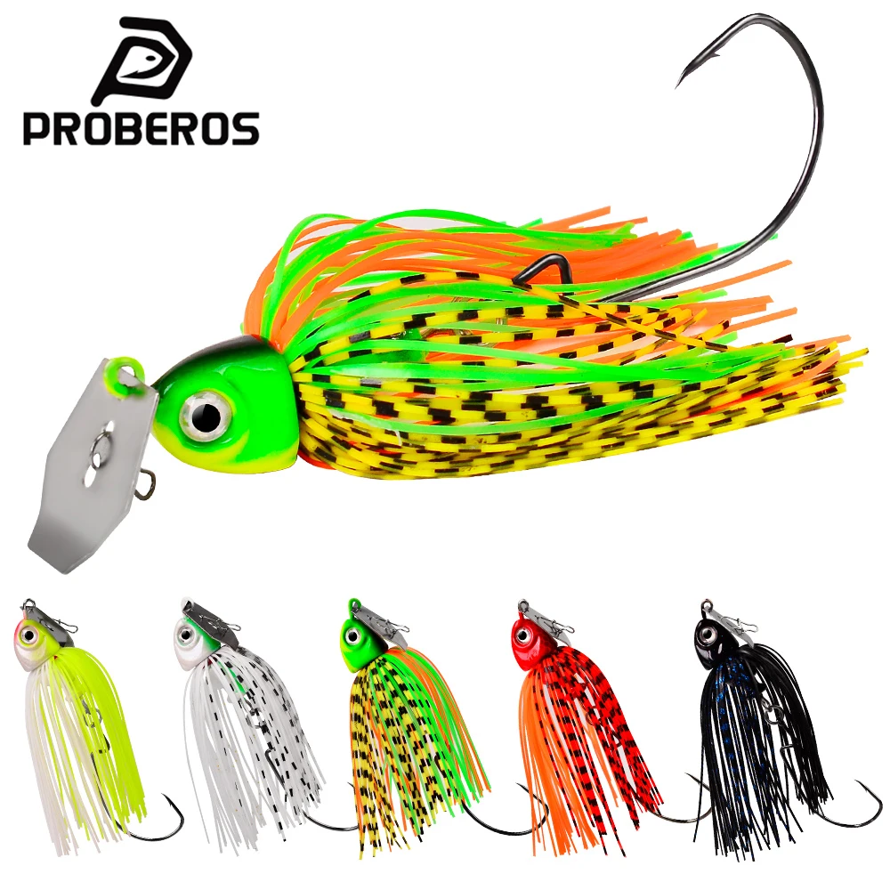 Chatterbait PROBEROS Spinnerbait Weedless – para lucio y lubina - imagen 5