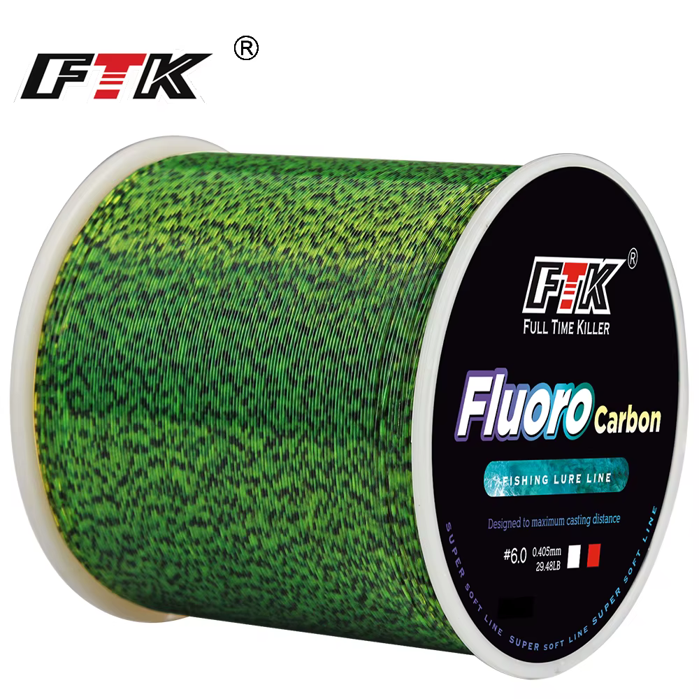FTK Sedal línea de fluorocarbono verde 4‑13 lb a 34‑32 lb 300‑500 m - imagen 5
