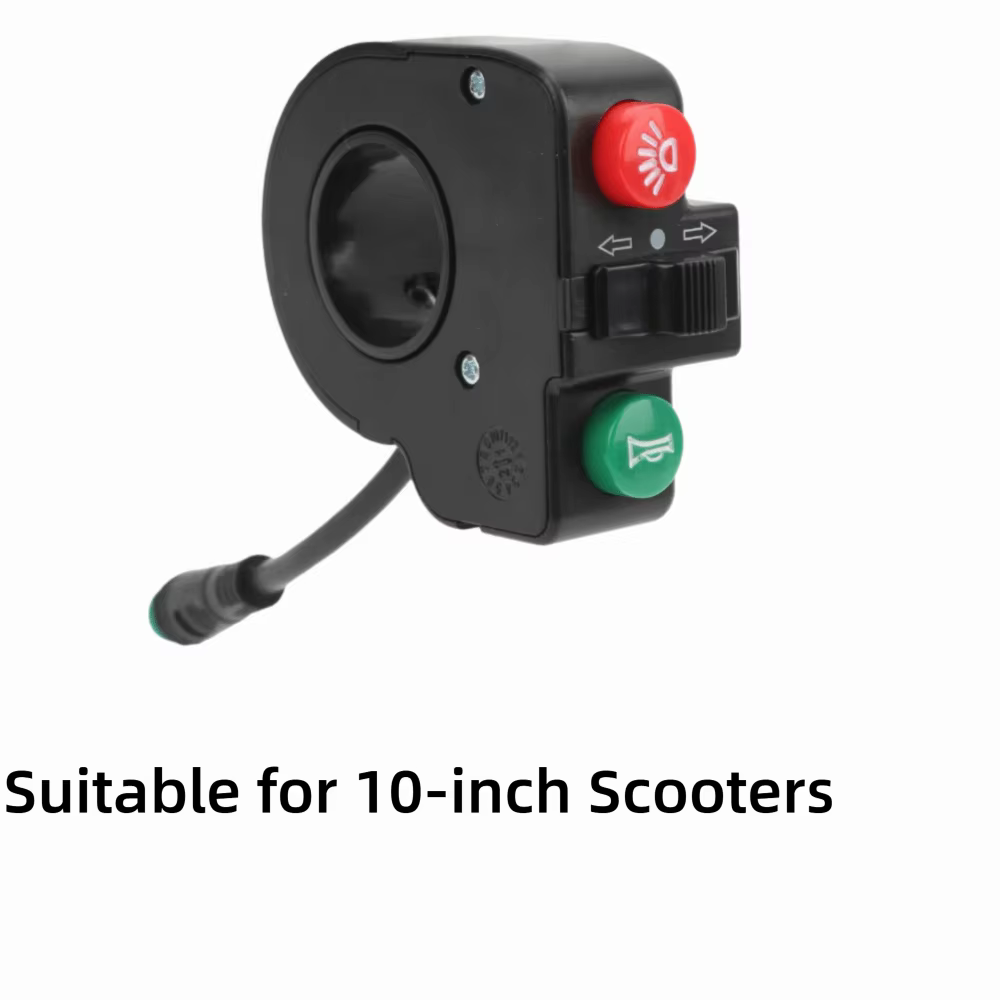 Interruptor para patinete eléctrico KUGOO M4/M4 Pro – Bocina y luces - imagen 4