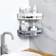 Estante esquinero sin perforaciones para baño con soporte trípode - imagen 3
