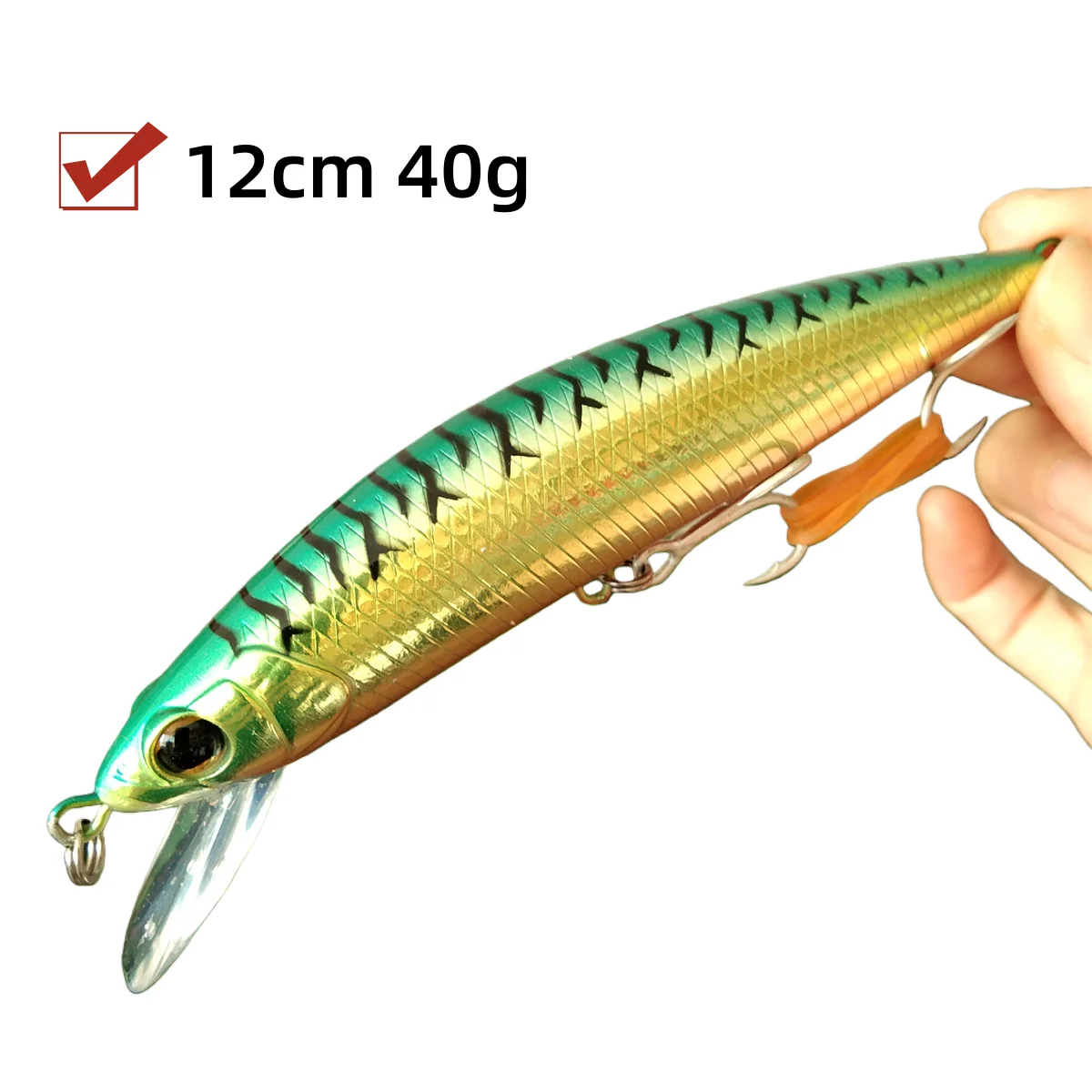 Swolfy señuelos artificiales hundimiento rápido para lubina y trucha - imagen 4