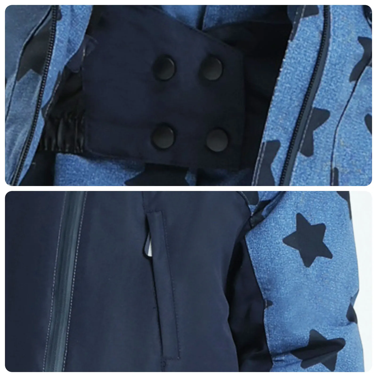 Pantalones de nieve impermeables con tirantes ajustables
