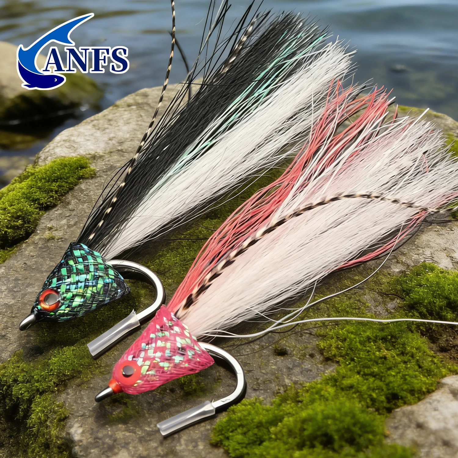Señuelo mosca ANFS lubina, redfish y bluefish – Agua salada talla 4/0