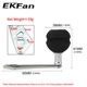 Manivela de carrete de pesca EKFan de aluminio para señuelos - imagen 4