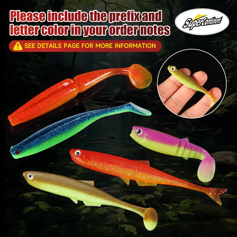 ShadTeez señuelos blandos Easy Swimmer Shad para lucioperca - imagen 2