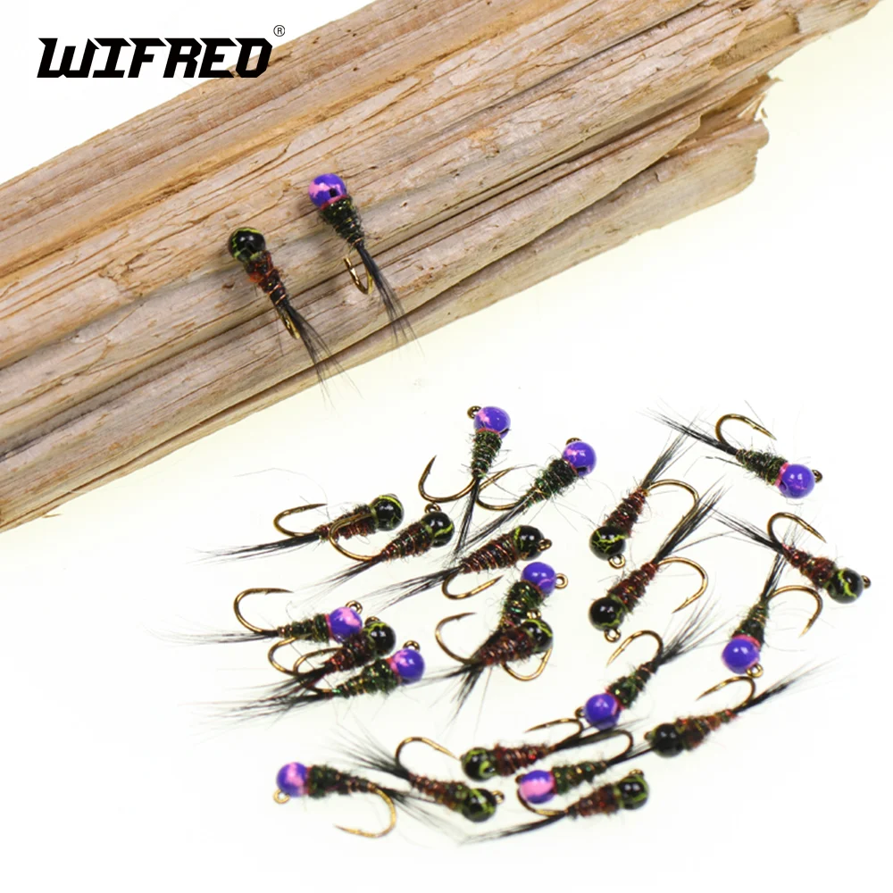 Jig Ninfa Wifreo cabeza de cuentas moteadas