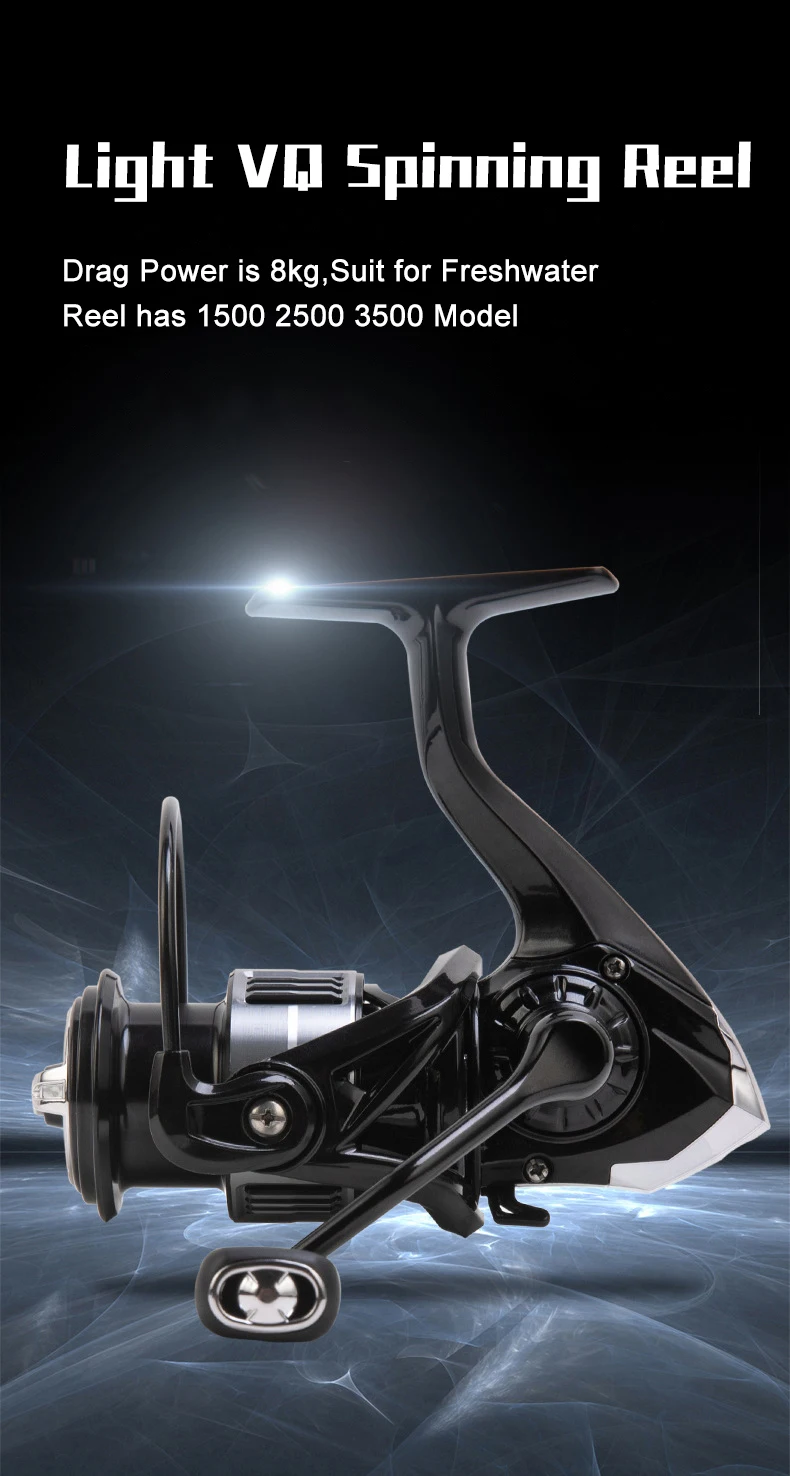 Carrete Mavllos VQ Bass vista frontal
