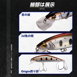 Minnow Biat Señuelo Hundidor para Trucha – Wobbler Duro Artificial