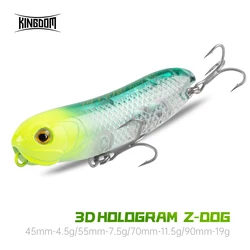 Kingdom Z-Dog señuelo superficie lápiz holograma 3D