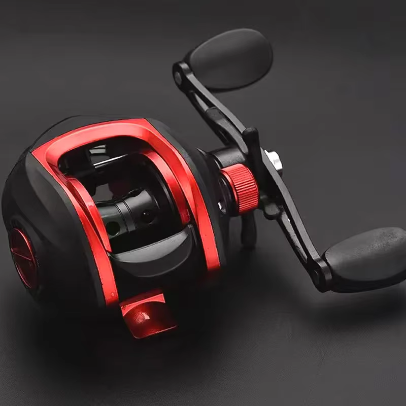 Carrete de pesca baitcasting vista general