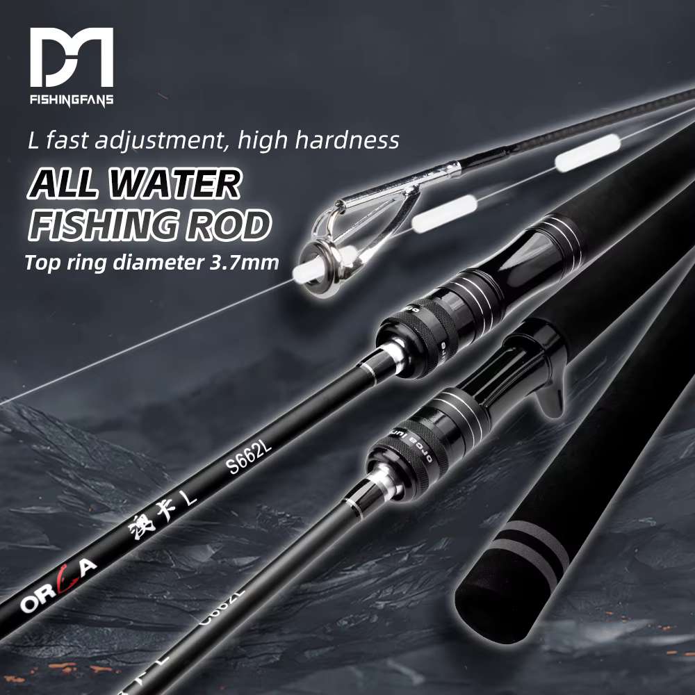 Caña FishingFans ORCA Light de carbono con asiento giratorio - imagen 4