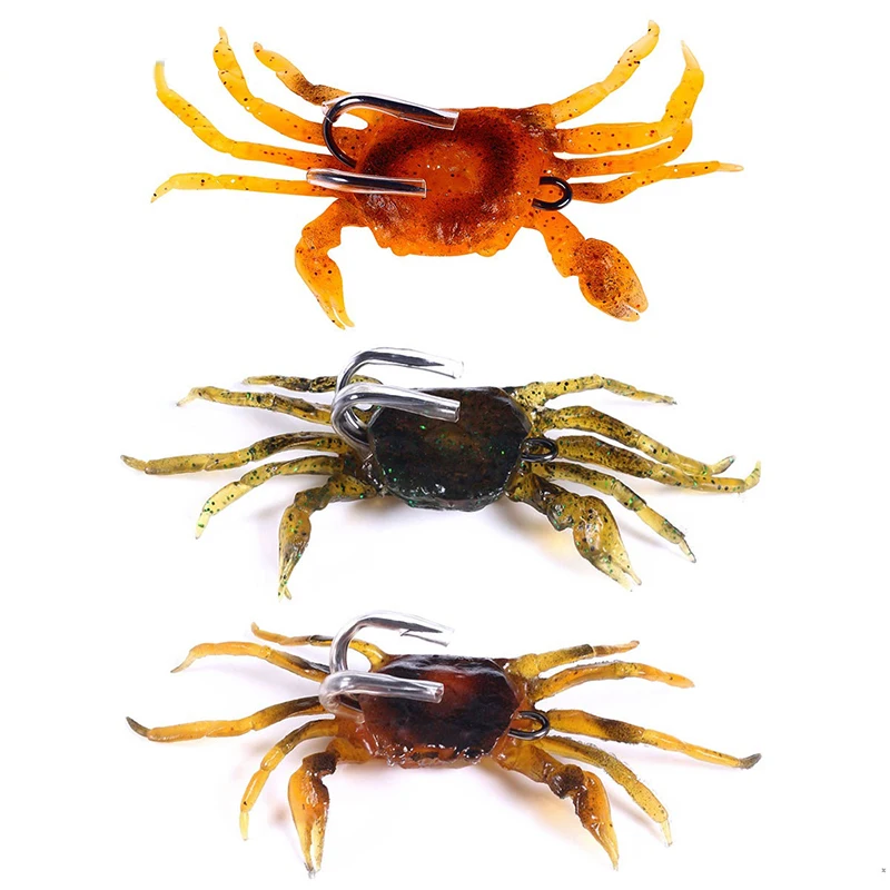 Señuelo cangrejo blando artificial para pesca sumergida - imagen 4
