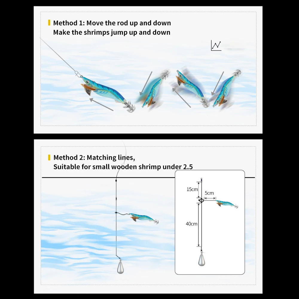 SQUID KING 3.0 Cebo de calamar – Señuelo realista de silicona