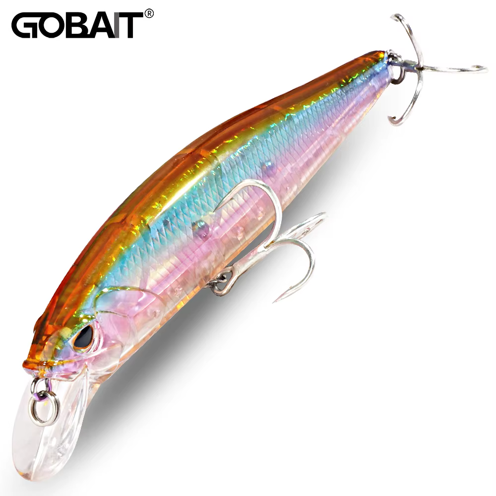Minnow Flotante Jerkbait - Anzuelos Triples - imagen 3