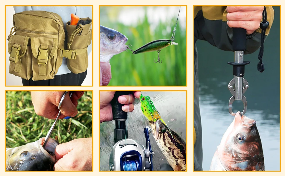 Riñonera multifuncional para pesca