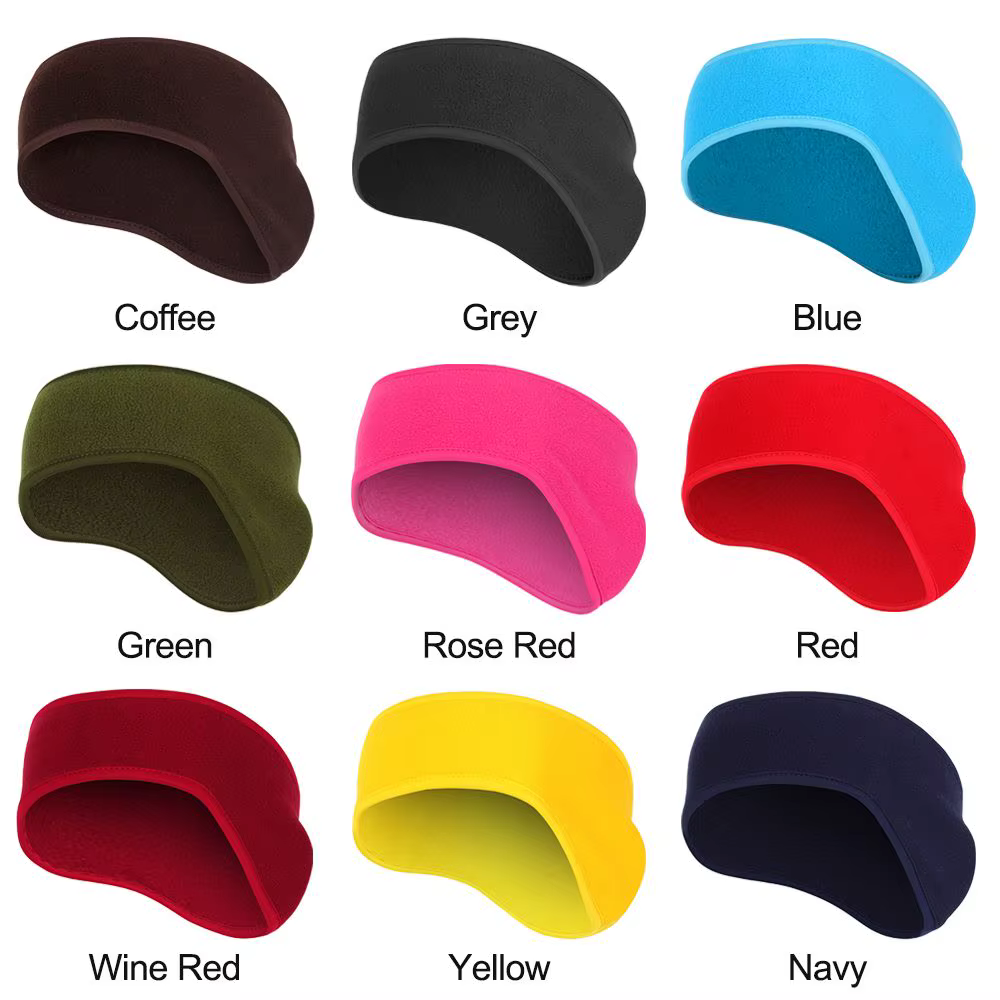 Orejeras de lana unisex: diadema de invierno para correr y esquiar - imagen 5
