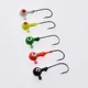 Jig Head con anzuelo para vinilo colorido – Trucha y lubina - imagen 5