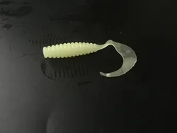 Gusano artificial luminoso suave sílice 4-6 cm - Señuelo pesca