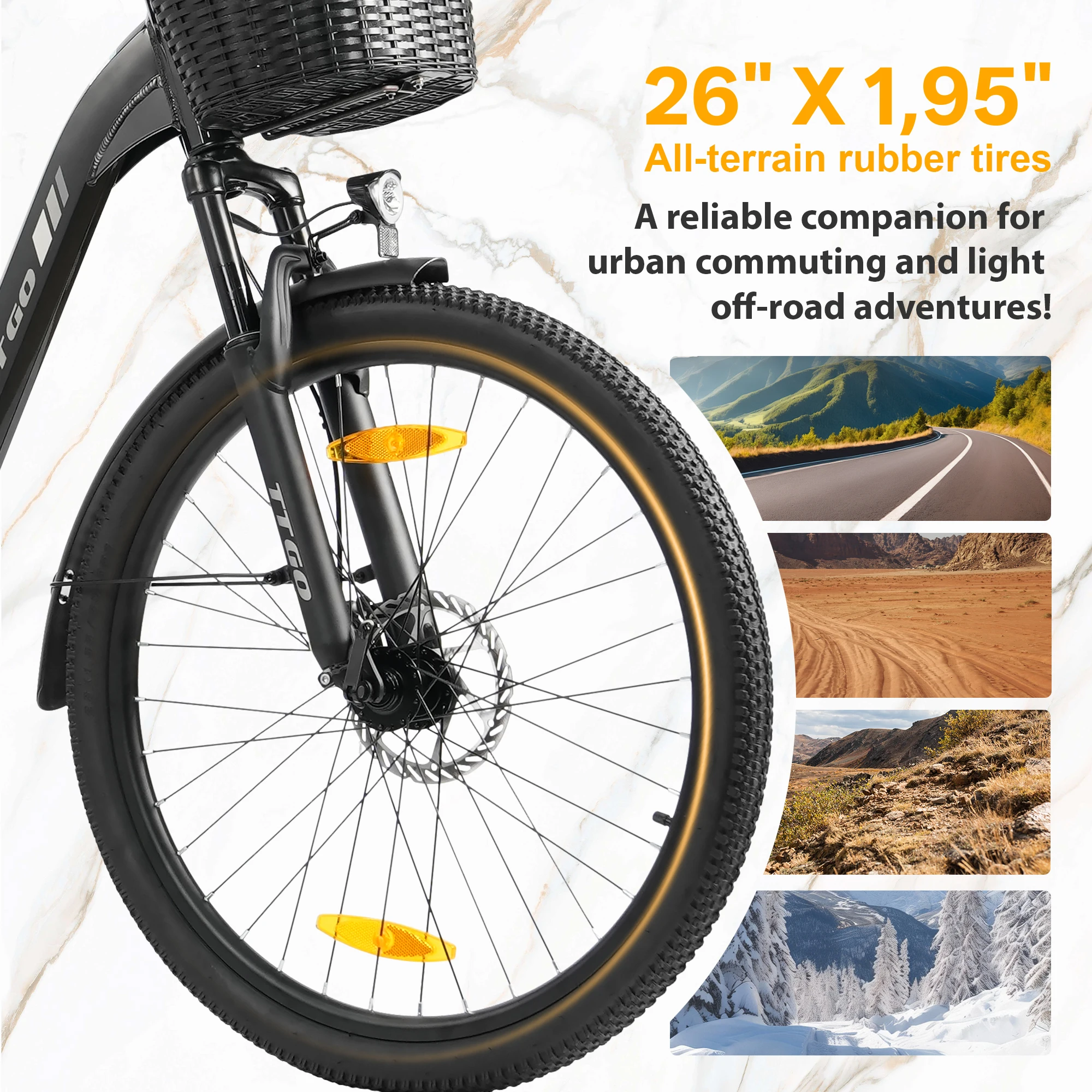 Bicicleta TTGO en uso urbano