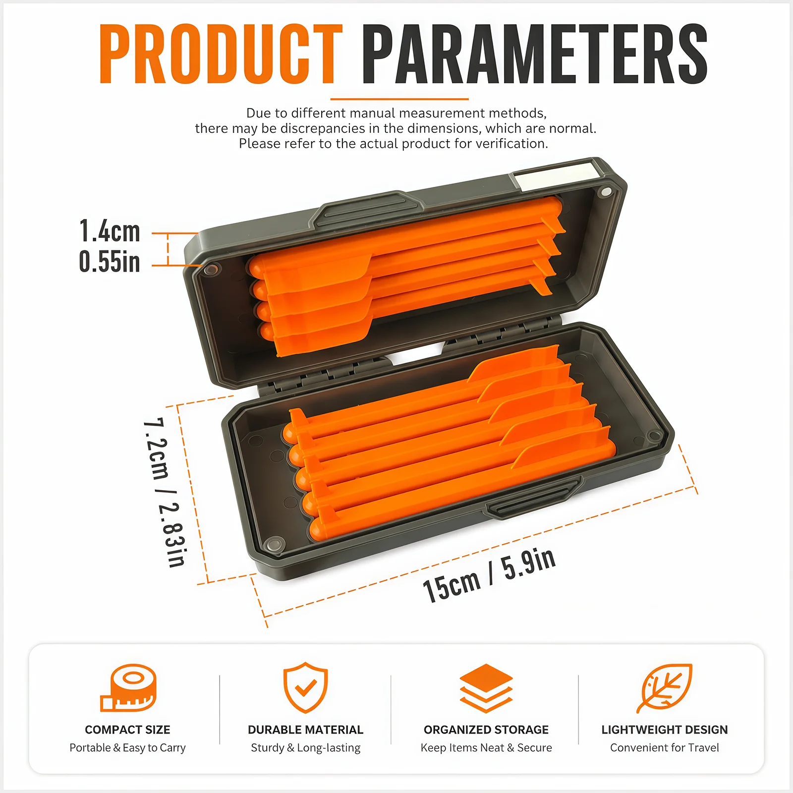 Caja de almacenamiento carpa europea con enrolladores magnéticos - imagen 4
