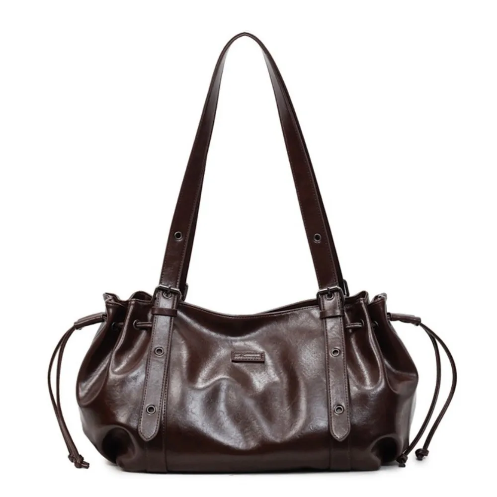 Bolso de hombro de cuero suave multifuncional de gran capacidad - imagen 2