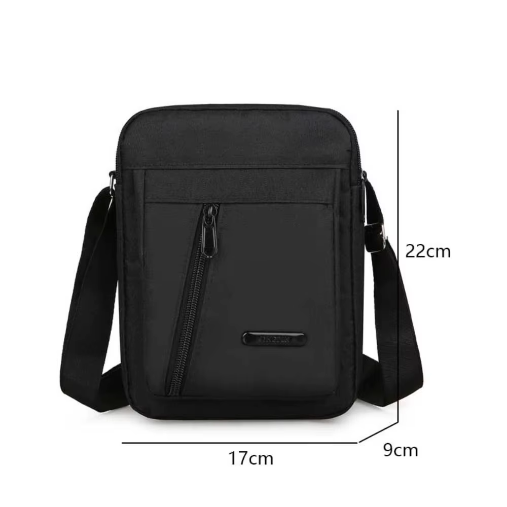 Bandolera de lona para hombre – Gran capacidad y correa ajustable - imagen 2