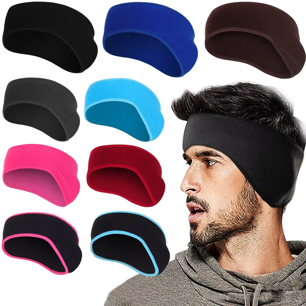 Orejeras de lana unisex: diadema de invierno para correr y esquiar - imagen 2