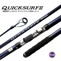 Caña de Surfcast MADMOUSE Quicksurf – 3 Tramos con Anillas Fuji