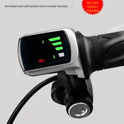 Acelerador eléctrico con indicador LCD y regulación de velocidad