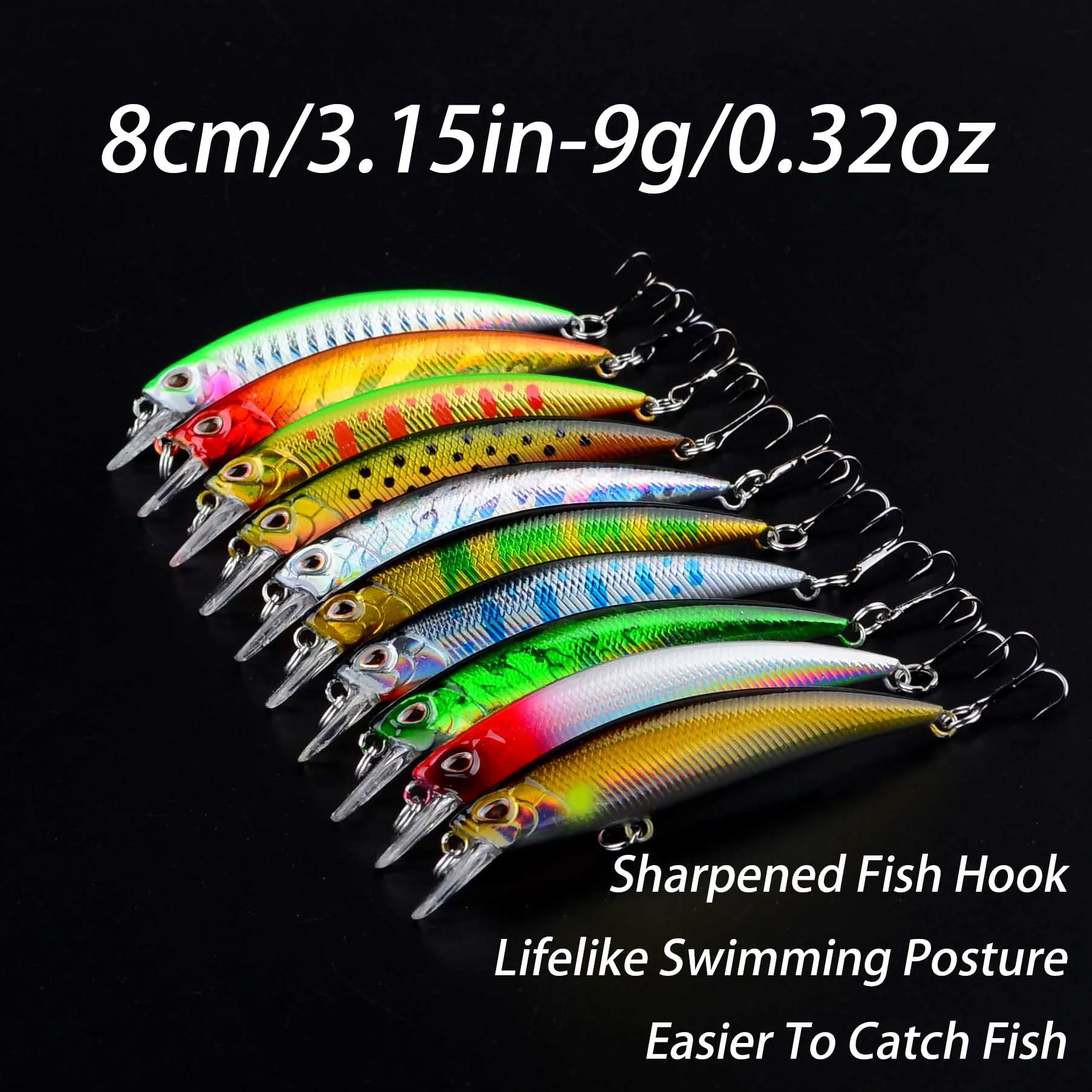 Señuelos Minnow para lucio, perca y lubina – arrastre - imagen 4