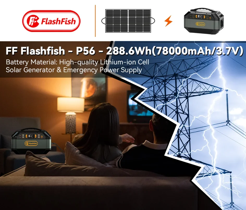 Panel solar de 100W incluido