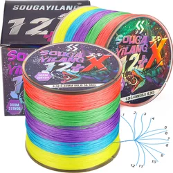Sougayilang X12 Línea Trenzada PE – Multifilamento Japonés para Pesca