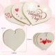Madera en blanco pintada a mano para colgantes de regalo infantil - imagen 5
