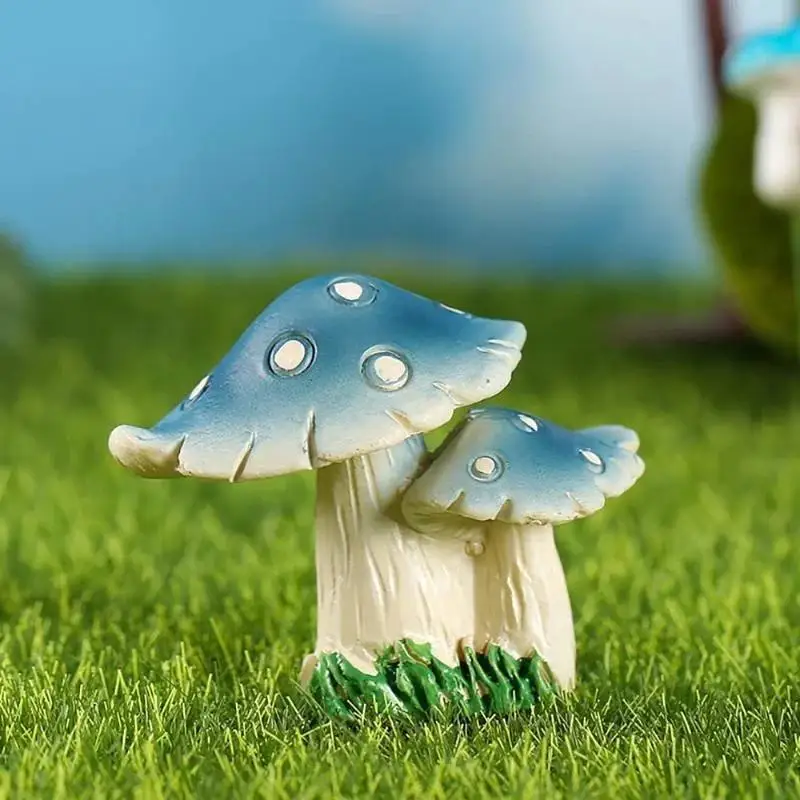 Adorno de hongo simulado de resina para micropaisaje y bonsái - imagen 2