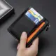 Tarjetero ultrafino de cuero genuino con ranura para tarjetas - imagen 3