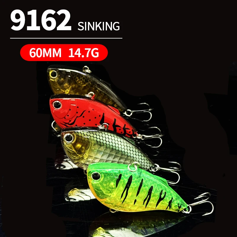 Wobbler Crankbait sin labios para trucha y lubina – Señuelo