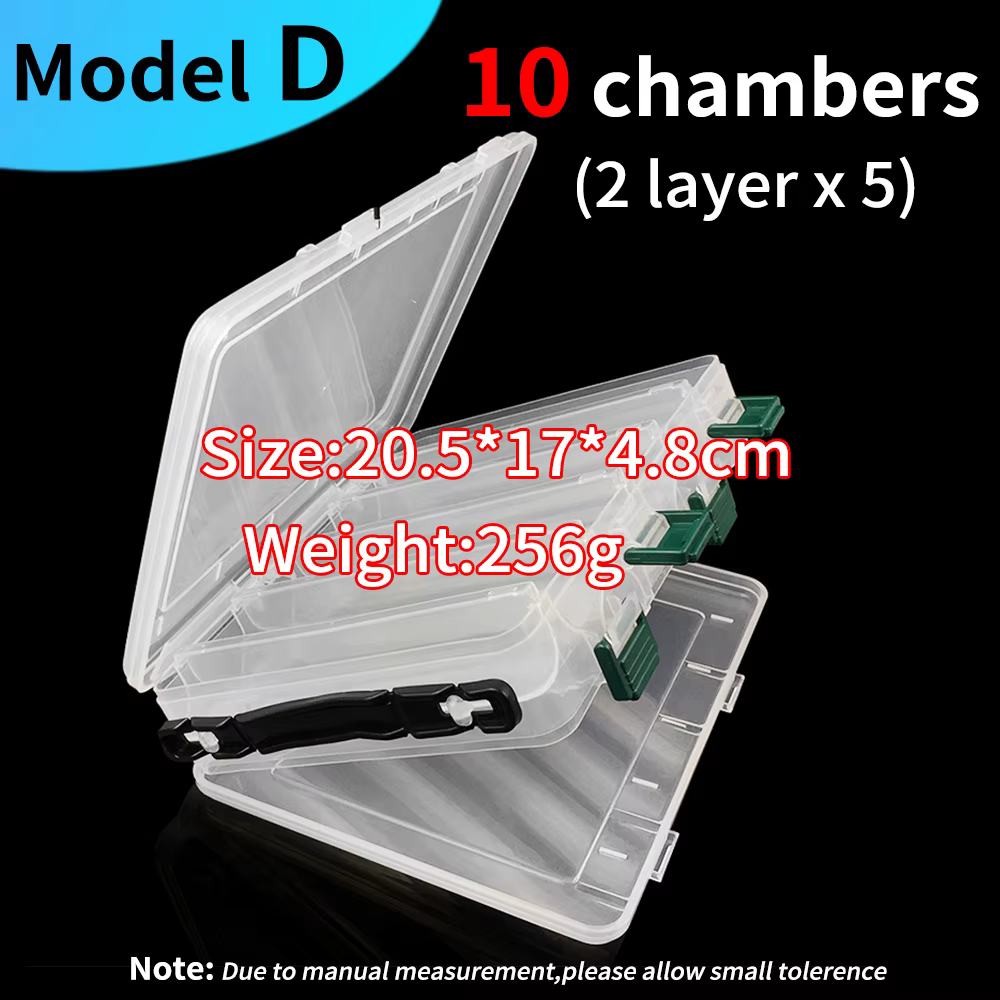 Caja porta-señuelos EGI y Bass – Estuche aparejos de pesca - imagen 3