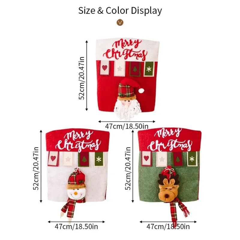 Funda para silla con diseño de Papá Noel