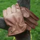 Guantes de cuero para moto vintage tie-dye alta resistencia - imagen 5