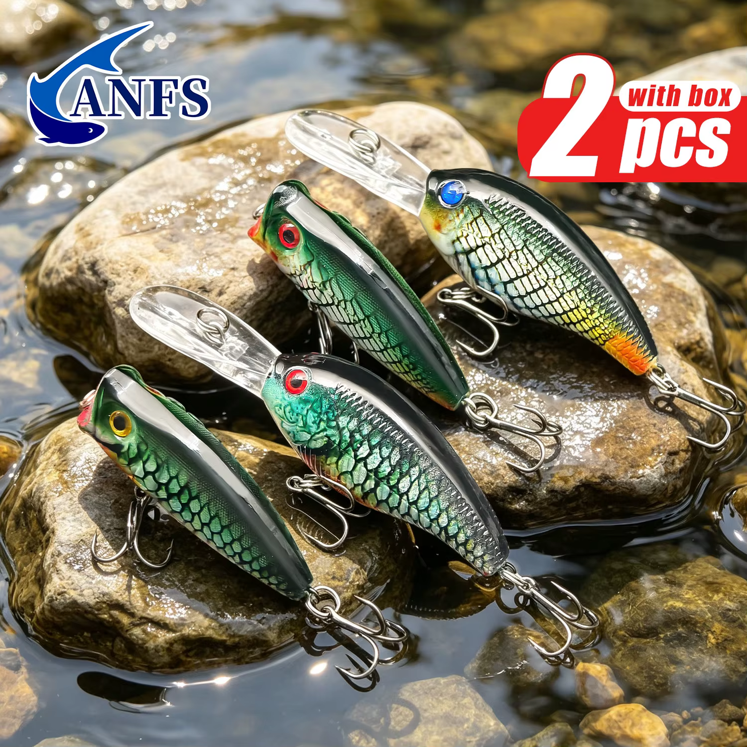 Leurres ANFS – realismo y colores para agua dulce/s