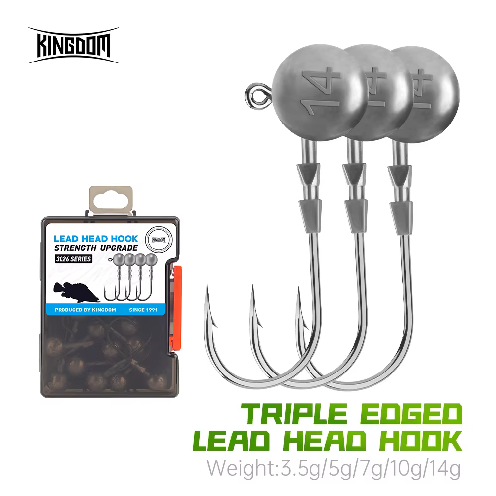 Kingdom Jig Head triangular con púas para vinilo - imagen 2
