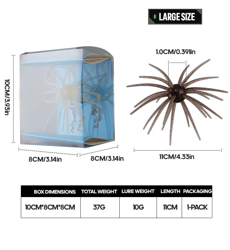 Caja y protección del señuelo